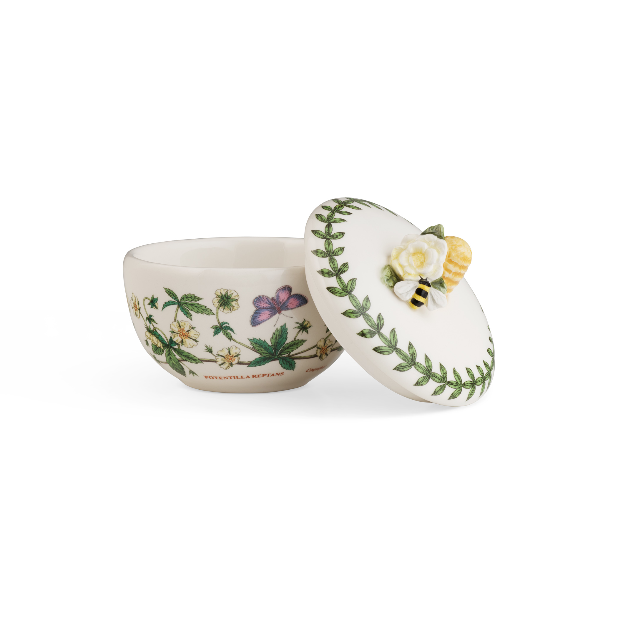 Botanic Garden Bouquet Bumblee Bee Trinket Box image number null